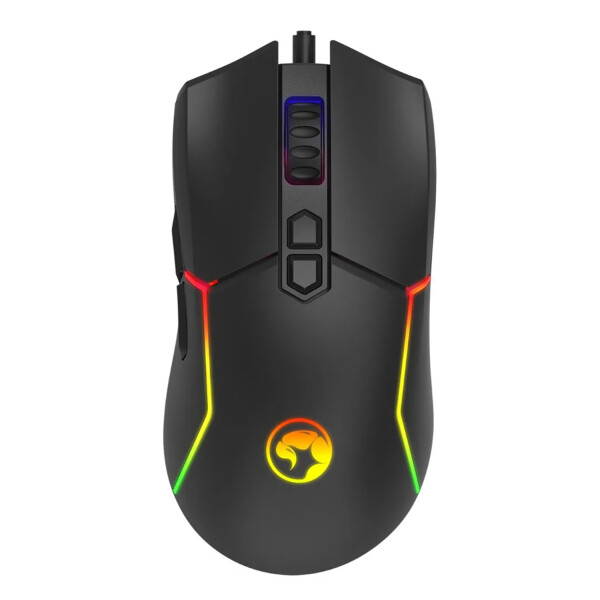 Mouse Gamer Marvo M655 Luz Rgb Usb 12000dpi MOUSE MARVO M655 RGB BK