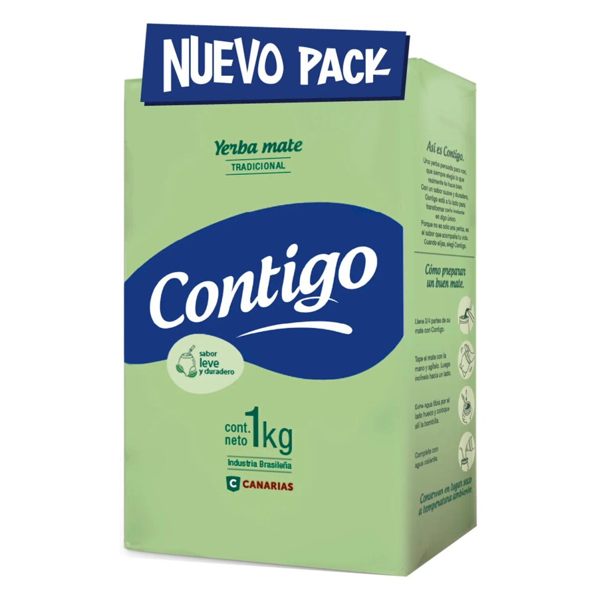 Yerba Mate Canarias Contigo 1KG 