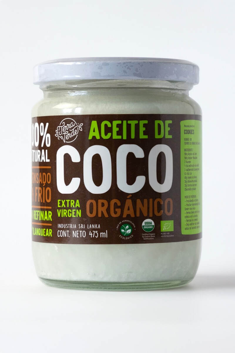 Aceite de Coco Orgánico · 475ml Aceite de Coco Orgánico · 475ml