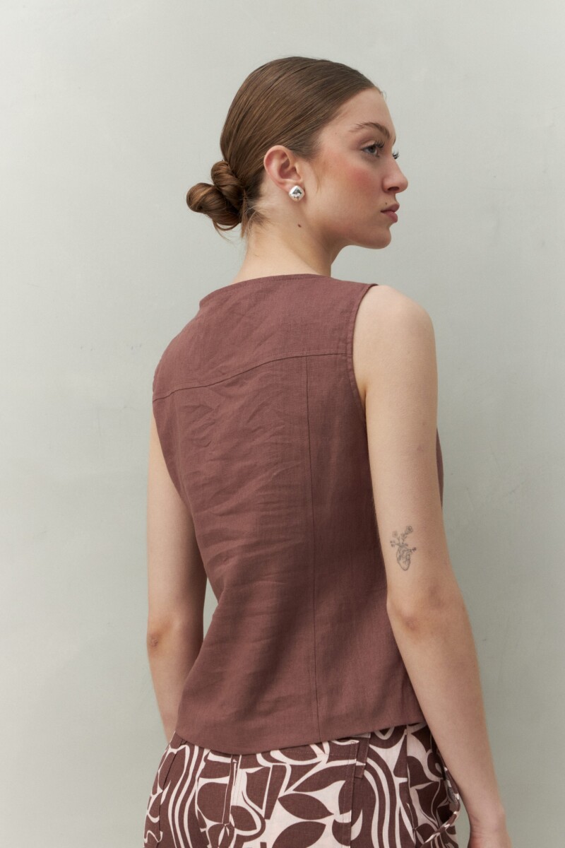 CHALECO MIKE Chocolate