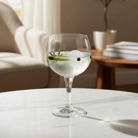 Juego de 6 Copas para Gin de Vidrio 650ML Juego de 6 Copas para Gin de Vidrio 650ML