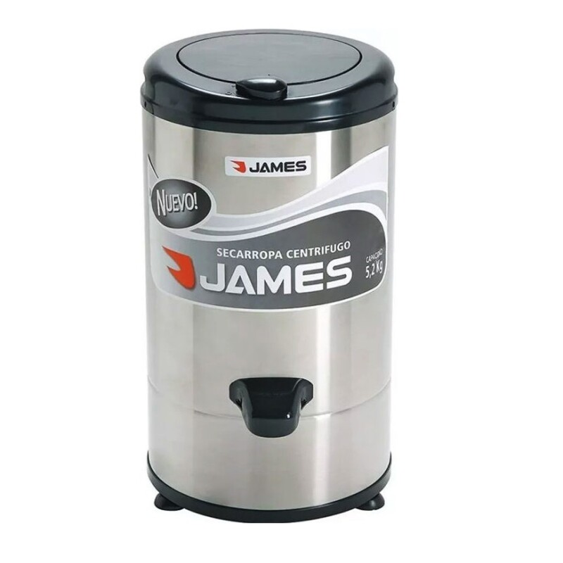 Secarropas Centrifugo James 5 Kg Acero Color Plateado Secarropas Centrifugo James 5 Kg Acero Color Plateado