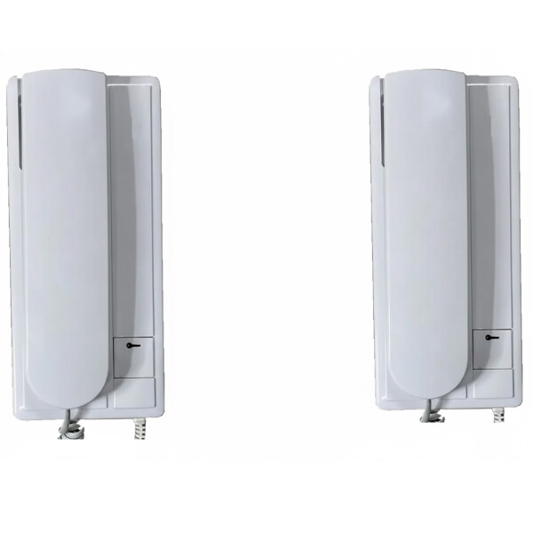 Portero Electrico Doble C/ Intercomunicador 3208 Timbre 220V Color Plateado