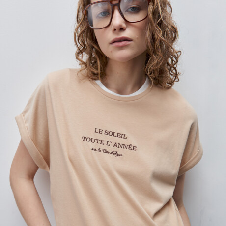 REMERA PONT Beige