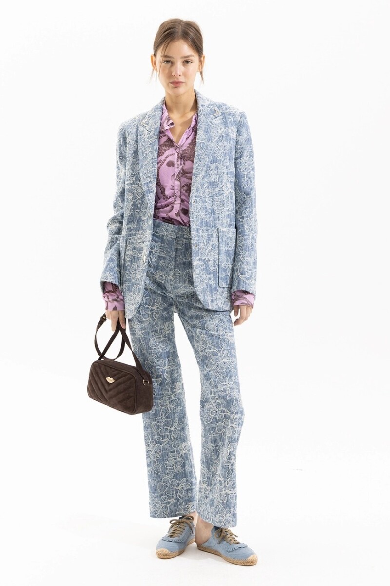 PANTALON OLI Celeste
