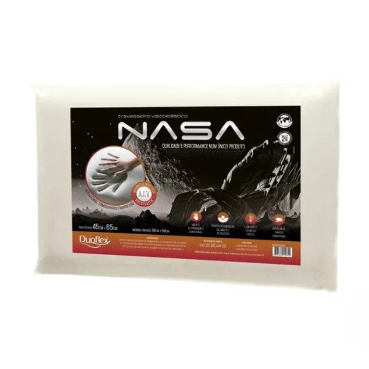 ALMOHADA VISCOELASTICA NASA DUOFLEX 