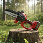 MOTOSIERRA A BATERIA 20V 2.0Ha 8" - BATERIA + CARGADOR verde