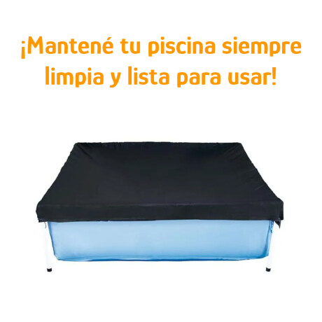 Cobertor P/Piscina Rectangular 400L y 1000L 2,19x1,60m PVC Azul
