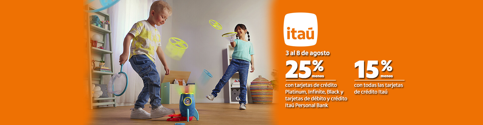 Día del Niño Itaú Descuento