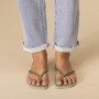 Sandalias Havaianas Slim Square Mujer Smoke Green
