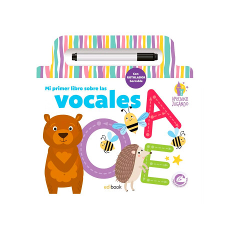 LIBRO PIZARRA APRENDER JUGANDO VOCALES
