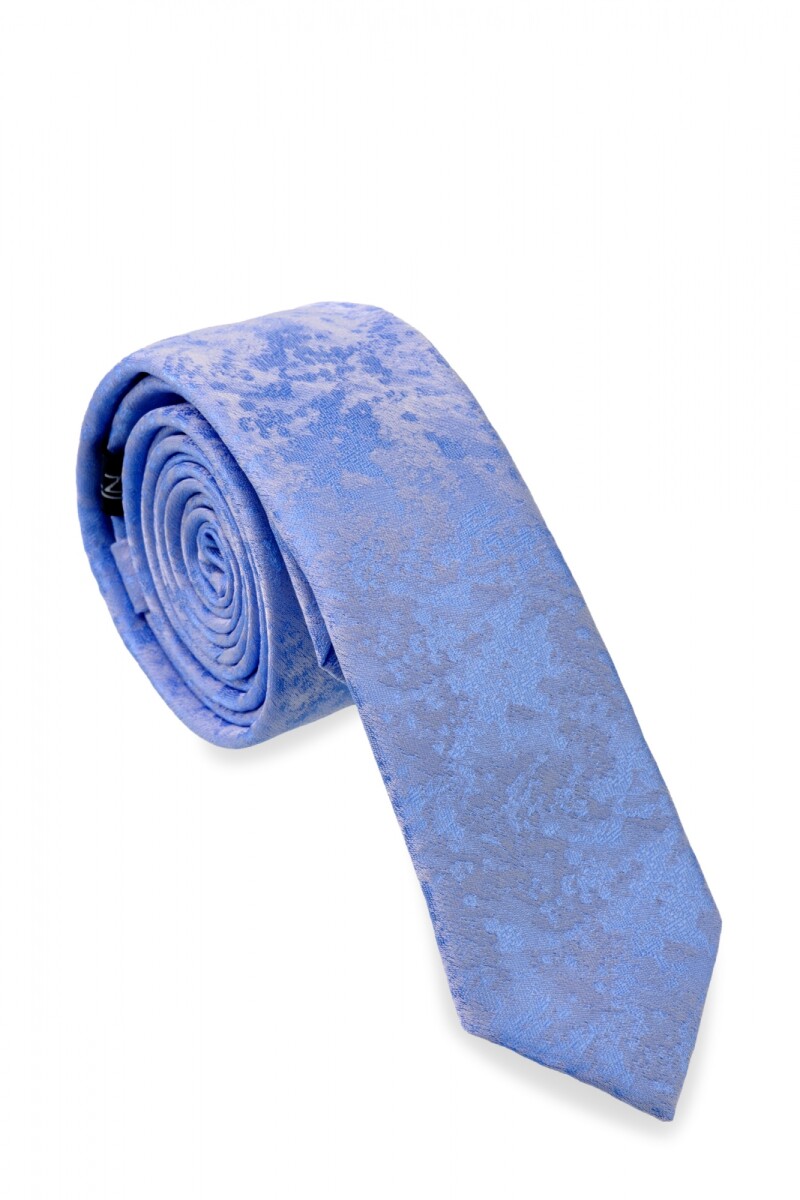 Corbatin 5 cm - celeste 