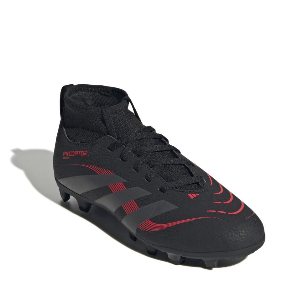 Championes de Niños Adidas Predator Club Sock Negro - Gris - Rojo
