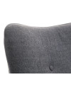 Sillón/apoya pies SKALBORG 1 cuerpo terciopelo gris Sillón/apoya pies SKALBORG 1 cuerpo terciopelo gris