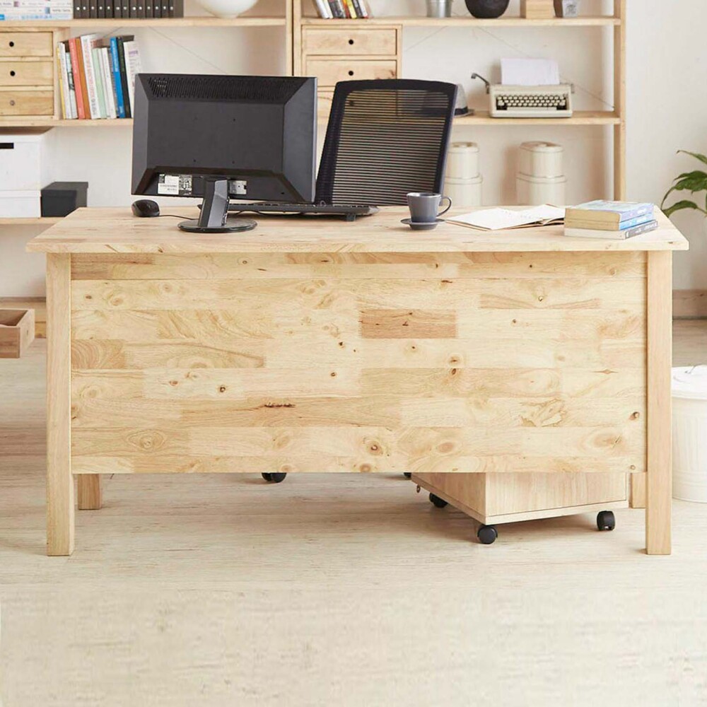 ESCRITORIO MADERA NATURAL-BEIGE CAMPOS