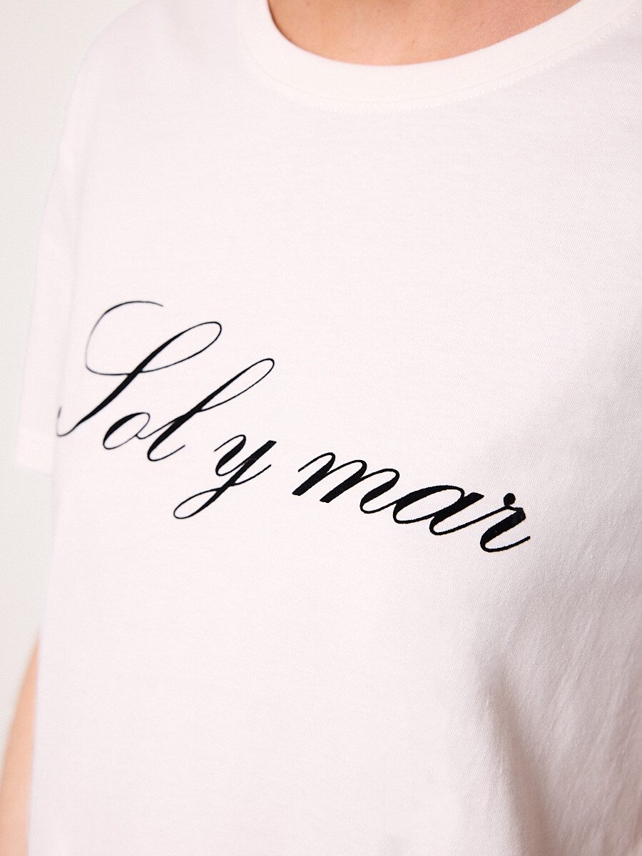 T-SHIRT M/C MARISOL DIXIE Blanco