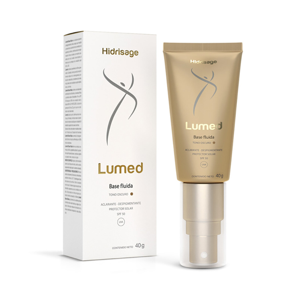 Base Fluida Hidrisage Lumed FPS50+ 40g 