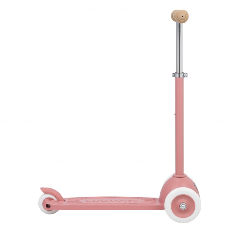 BW-ECO-SCOOTER Monopatín Eco De Tres Ruedas +3 Banwood - Raspberry