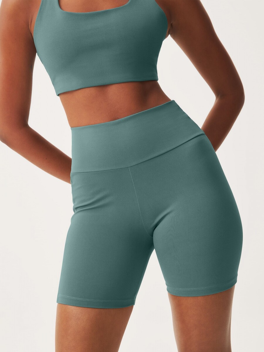 BERMUDA DEPORTIVA CON BOLSILLO - VERDE 