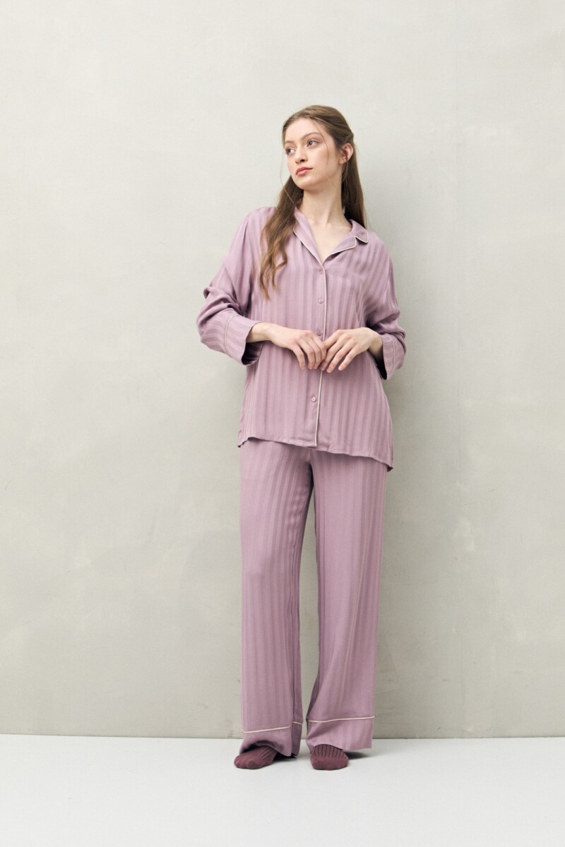 CAMISA LIRIO Lila Grisáceo