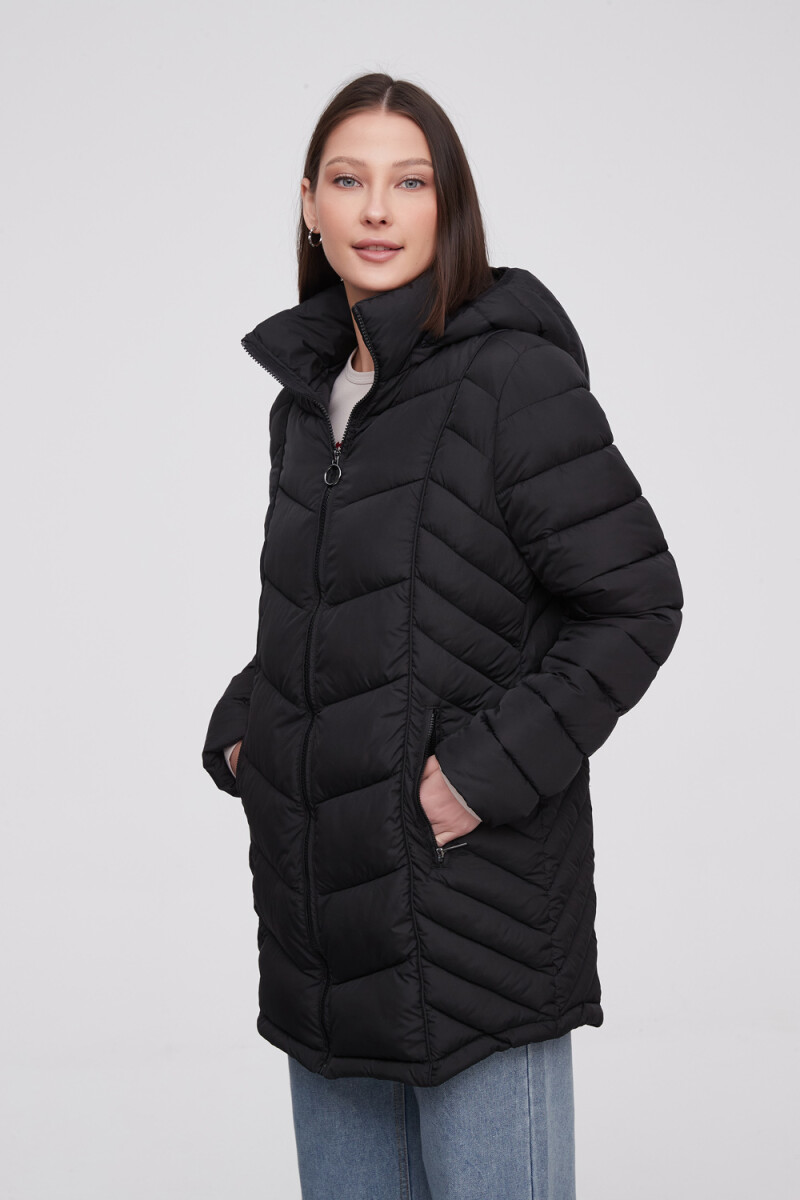 Campera Moshi - Negro 