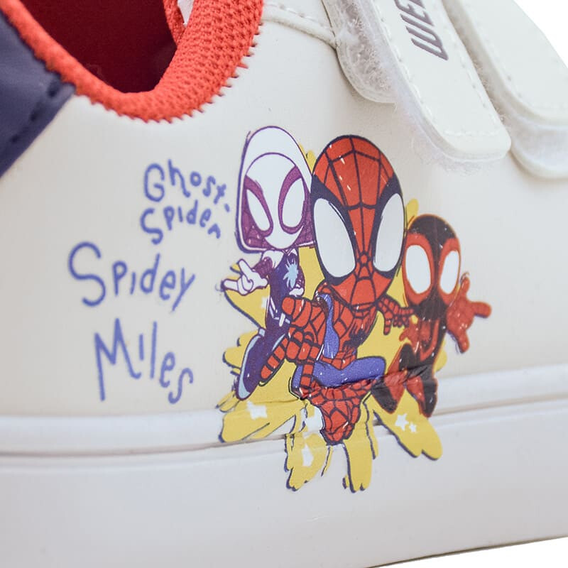 Championes Marvel Spiderman Casual de Niños - SPTCFW24102 Blanco-azul