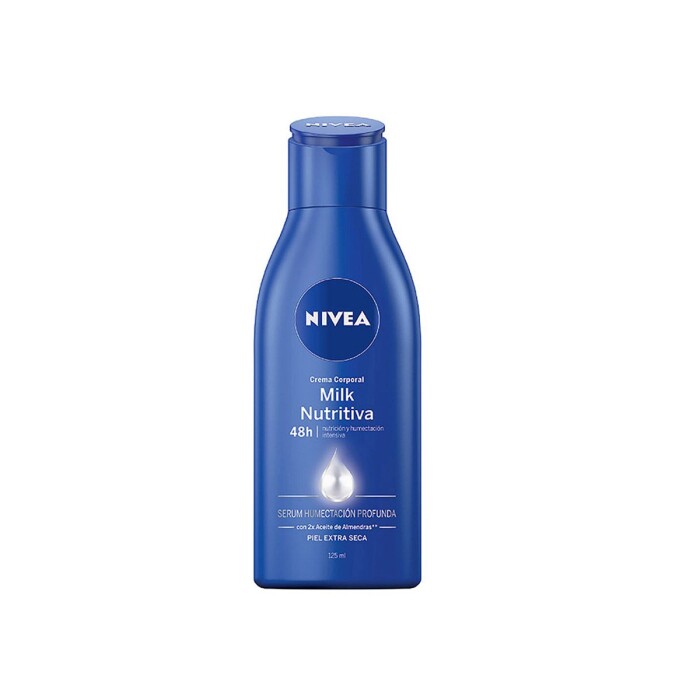 NIVEA BODY MILK NUTRITIVA FR. X 125 ML. única