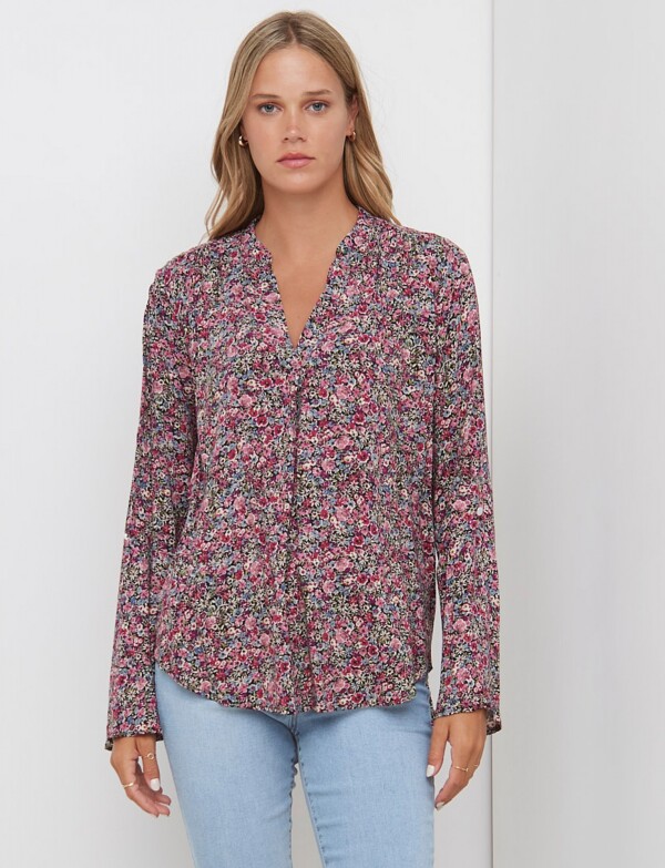 Blusa Floral MULTI/ROSA