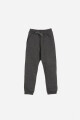 Pantalon deportivo con puño - Niño GRIS OSCURO