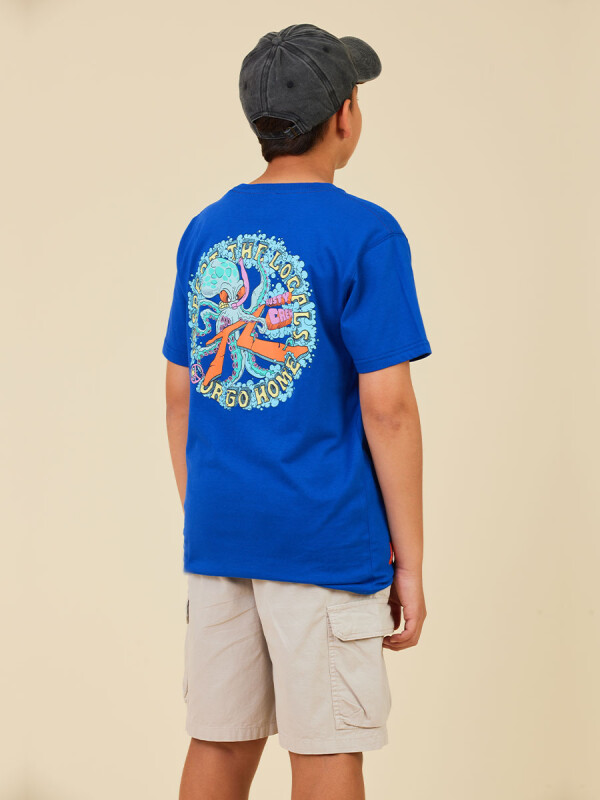 T-SHIRT RONIN TEEN RUSTY Azul