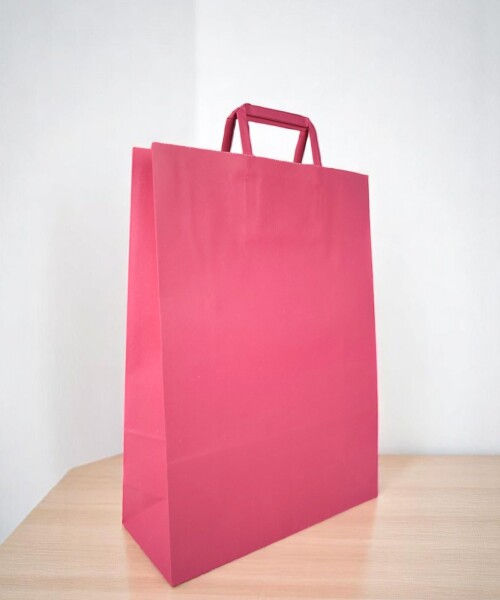 Bolsa lisa acuario 30x12x41 cm FUCSIA