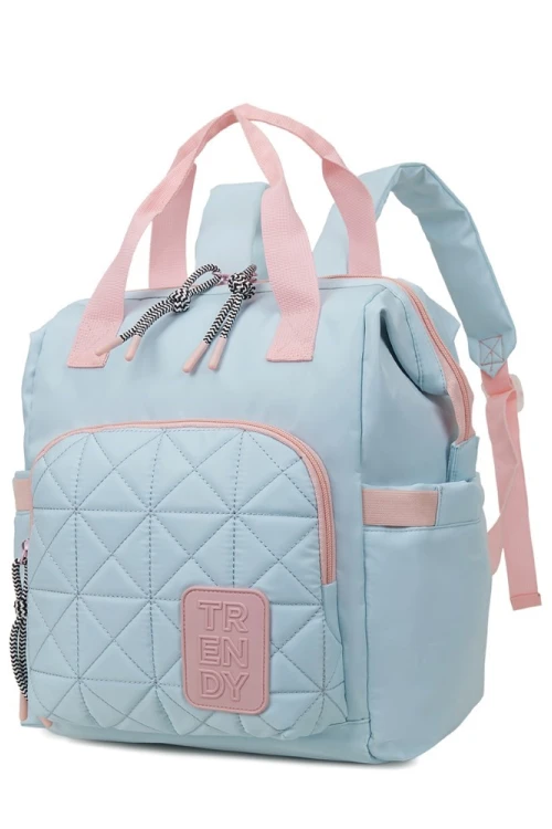 Mochila trendy pastel Celeste