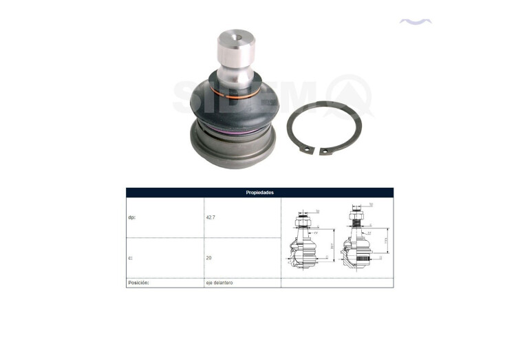 Rotula Del Kia Sorento 05-25 Der/Izq Rotula Del Kia Sorento 05-25 Der/Izq