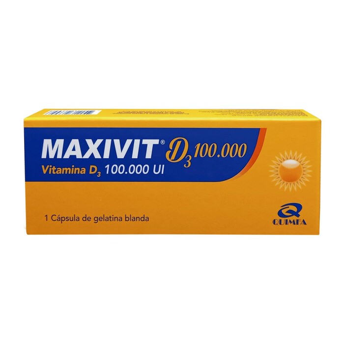 MAXIVIT D3 100000 CJ X 1 CAPS. única