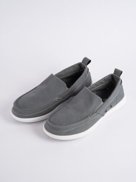 Mocasin de canvas Gris Oscuro
