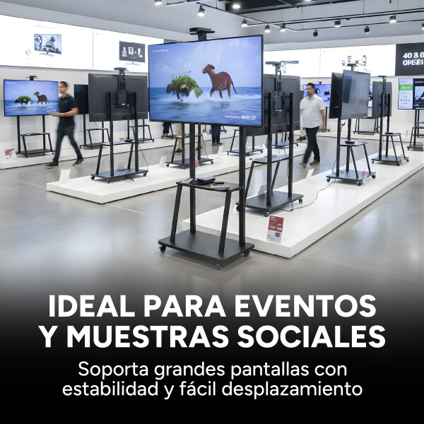 Soporte De Piso Para Tv Monitor 32 A 70 Pulgadas Ruedas Soporte De Piso Para Tv Monitor 32 A 70 Pulgadas Ruedas