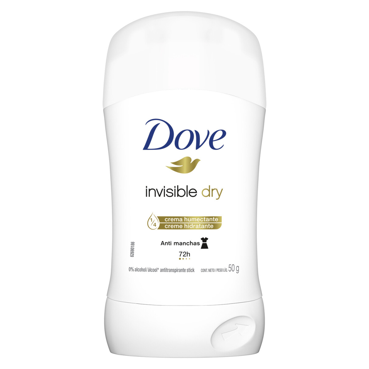 Dove Desodorante Barra Invisible Dry 
