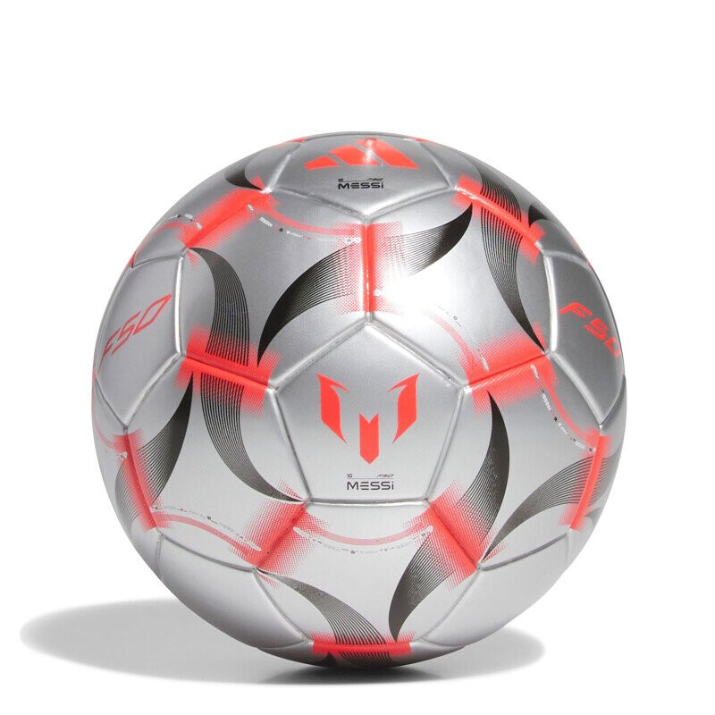 Pelota Adidas Messi Mini Gris - Rojo
