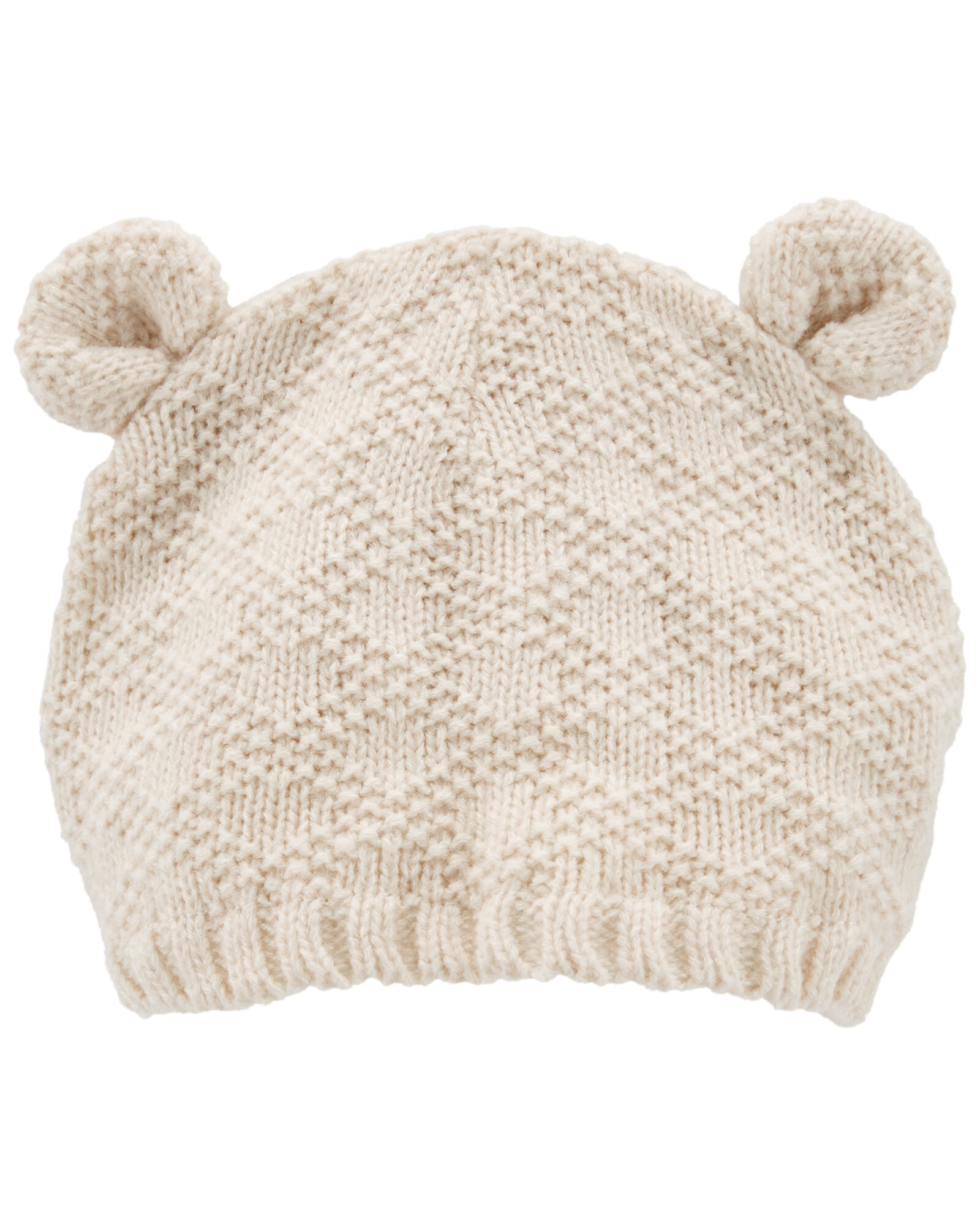 Gorro tejido con orejas, diseño oso Gorro tejido con orejas, diseño oso