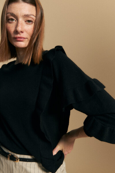 SWEATER CIGANDA Negro