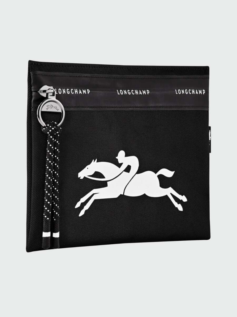 Longchamp- Neceser de lona reciclada, Le pliage Energy - Negro 