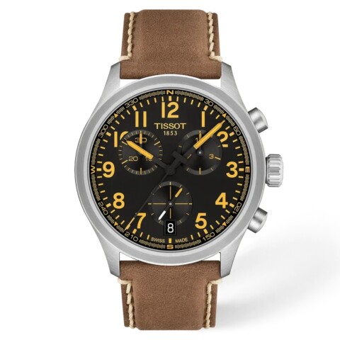 Reloj Tissot Chrono L 42mm Negro Cuero Hombre T1164171605201 Reloj Tissot Chrono L 42mm Negro Cuero Hombre T1164171605201