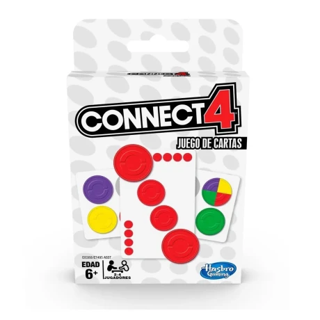 Juego De Cartas Connect 4 HASBRO Juego De Cartas Connect 4 HASBRO