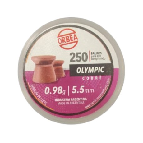 CHUMBO ORBEA OLYMPIC COBRE CAL 5.5X250 0.93gr.- CHUMBO ORBEA OLYMPIC COBRE CAL 5.5X250 0.93gr.-