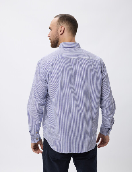 Camisa m/l rayas Monaco Camisa m/l rayas Monaco