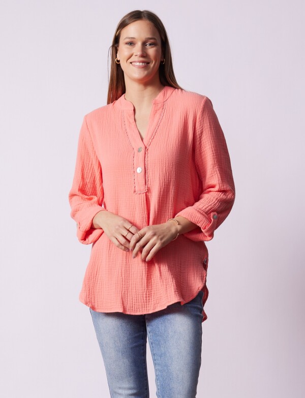 Blusa Algodon CORAL