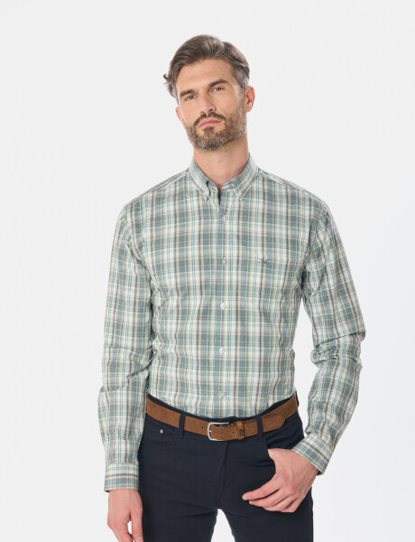 CAMISA CUADROS Verde