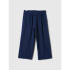 LINEN TIE WAIST PULL ON PANT DARK INDIGO