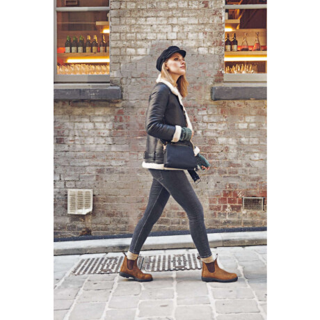 Botas Blundstone Elastic Side V Cut Crazy Horse Marrón