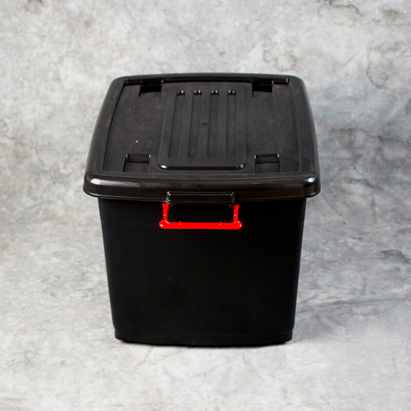 Caja reforzada heavy box 95 lts NEGRO